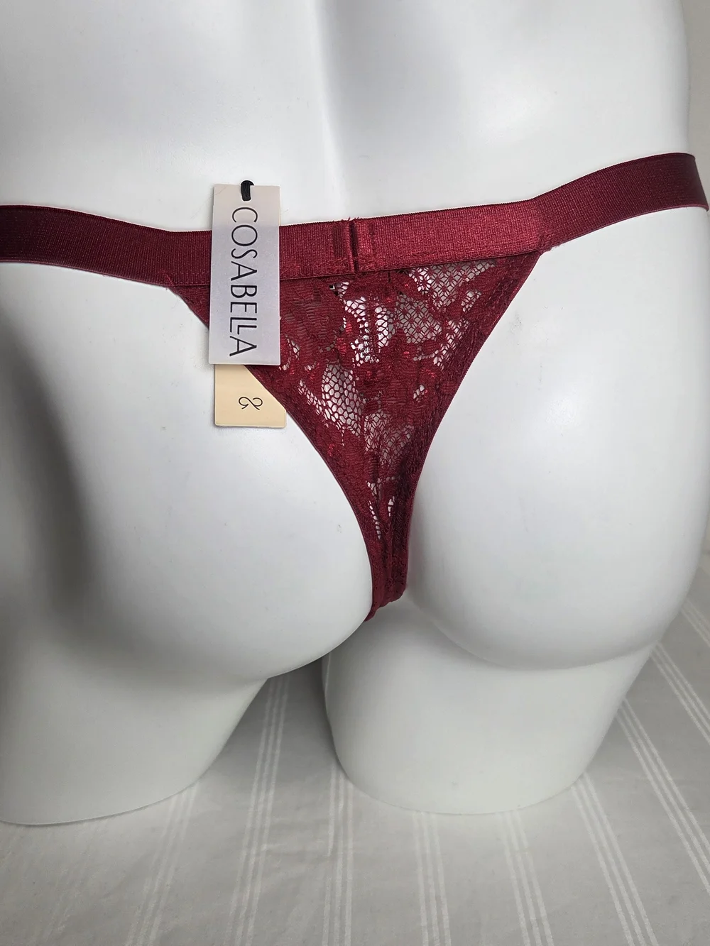 Cosabella Men's Italian Thong Sindoor Red